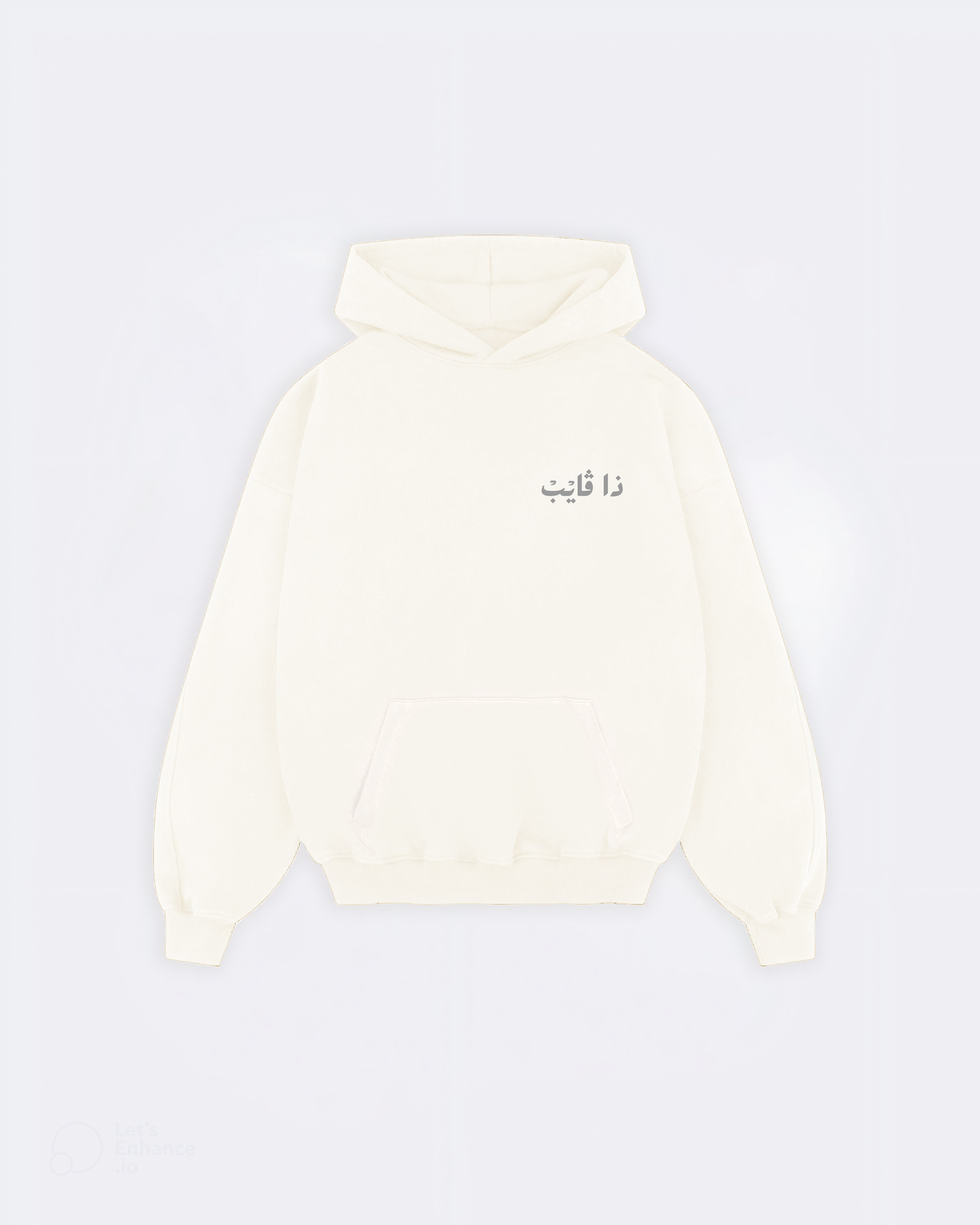 Vintage White-Grey Heritage Hoodie