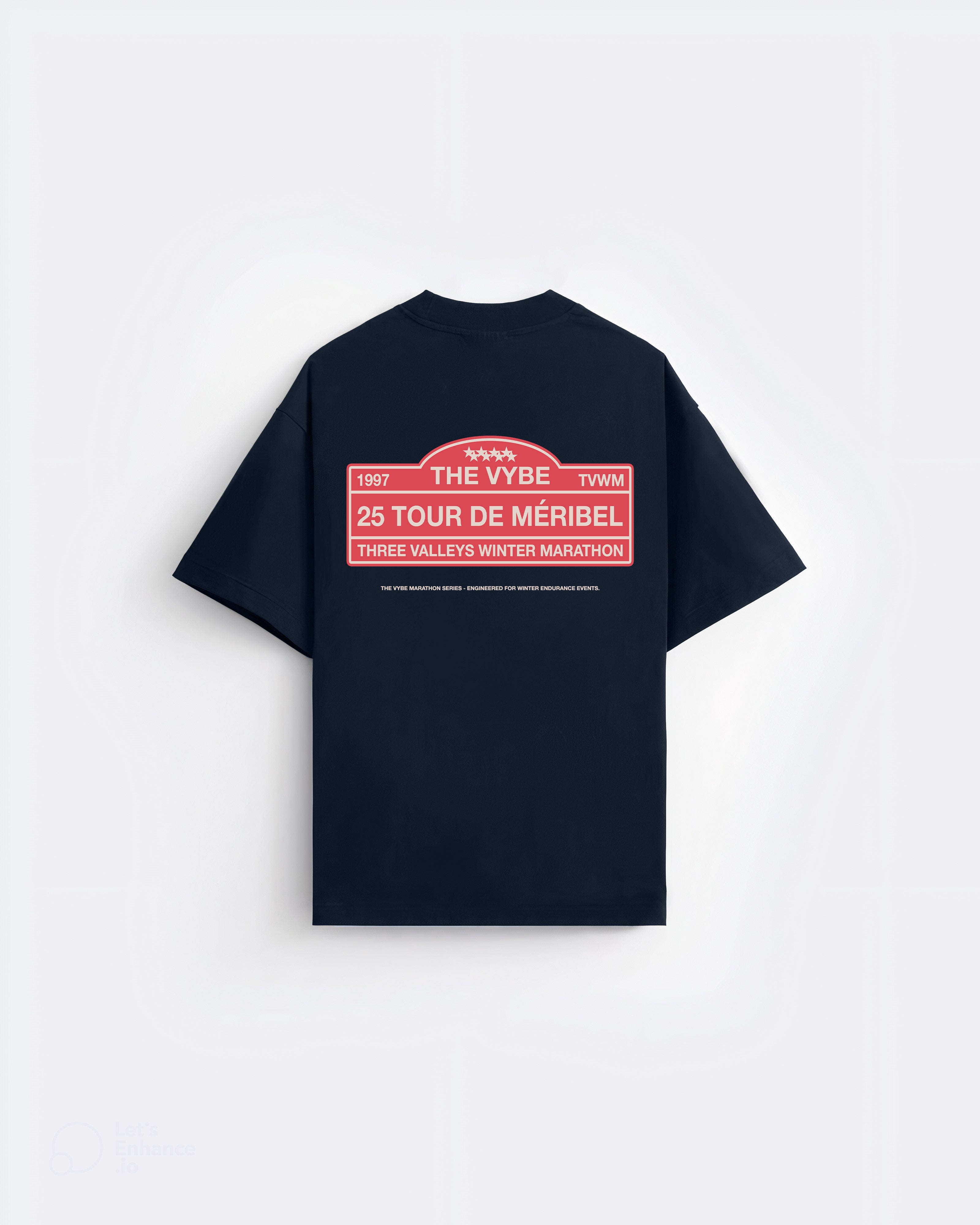 Navy Tour De Méribel Tee