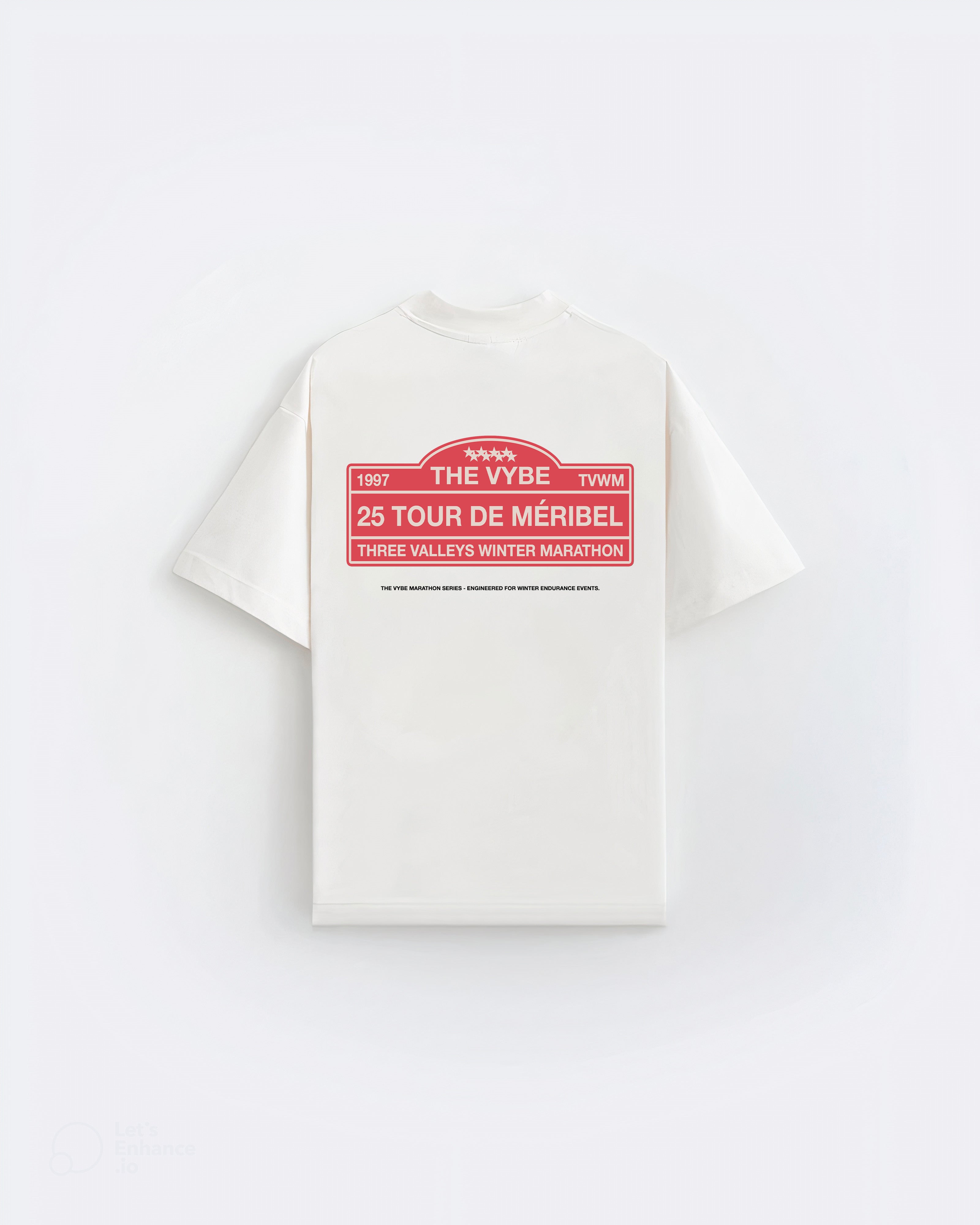 Vintage White Tour De Méribel Tee