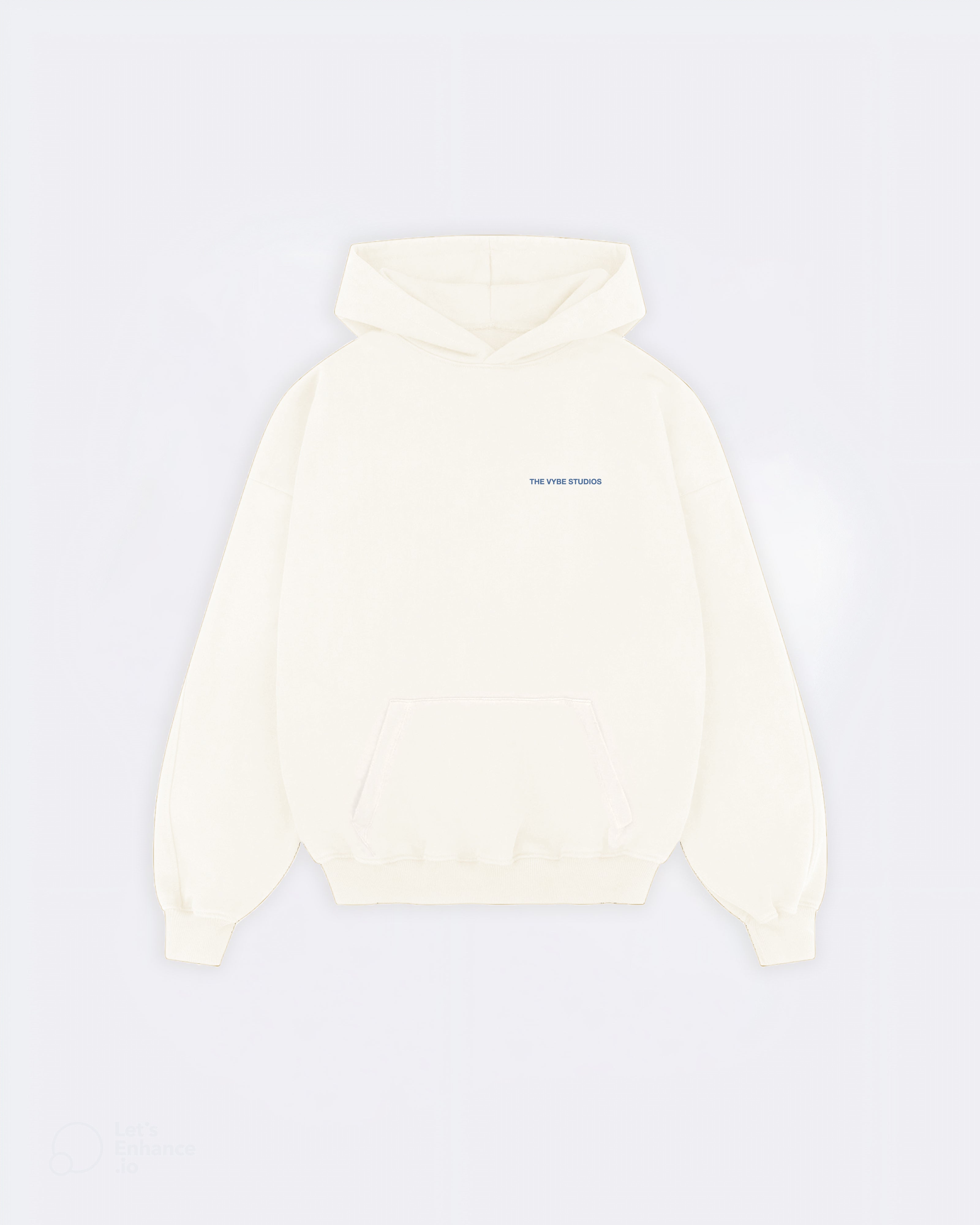 Vintage White - Indigo Tu Connais Les Vybes Hoodie