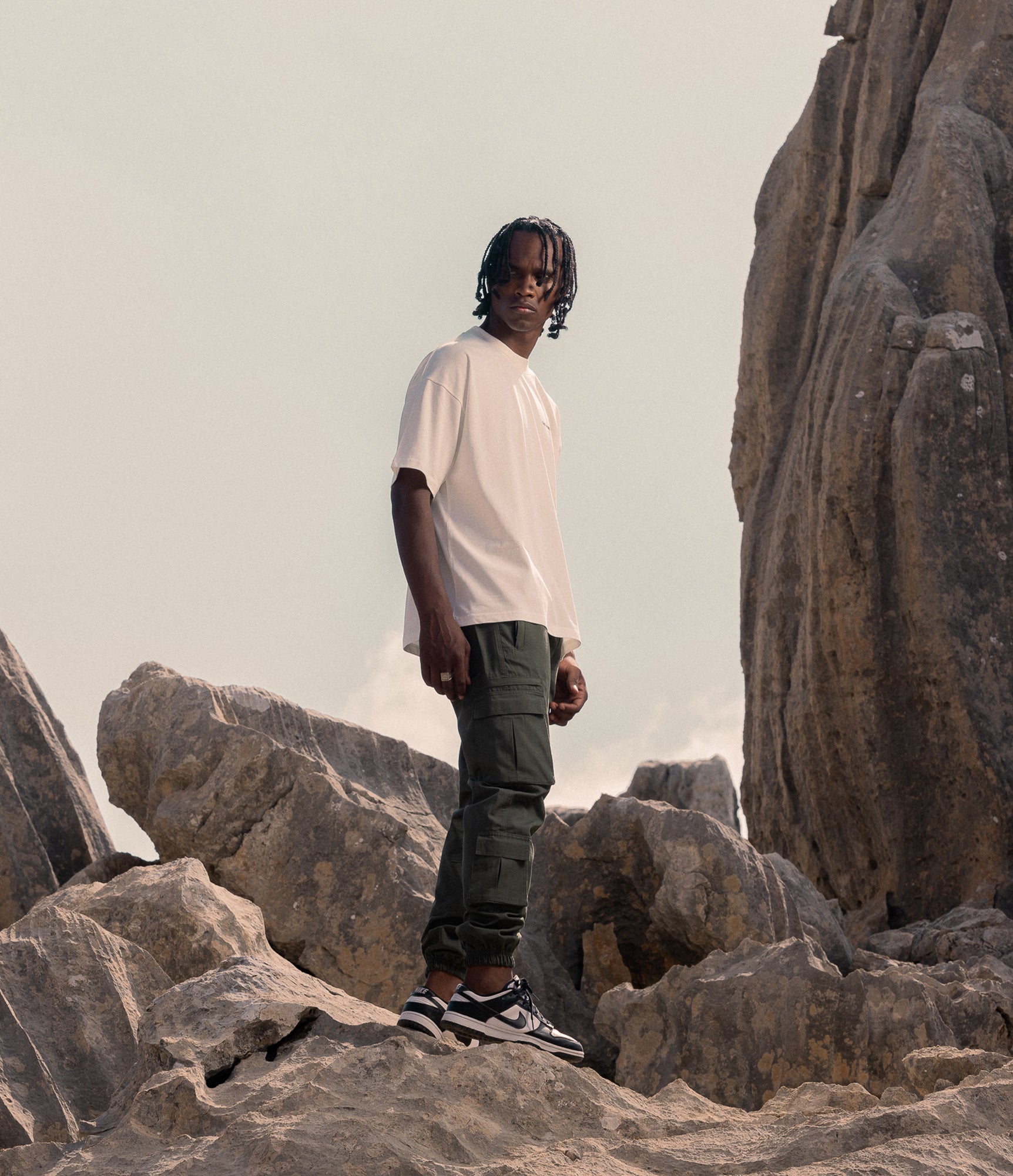 10 Pocket Cuffed Cargo - Olive
