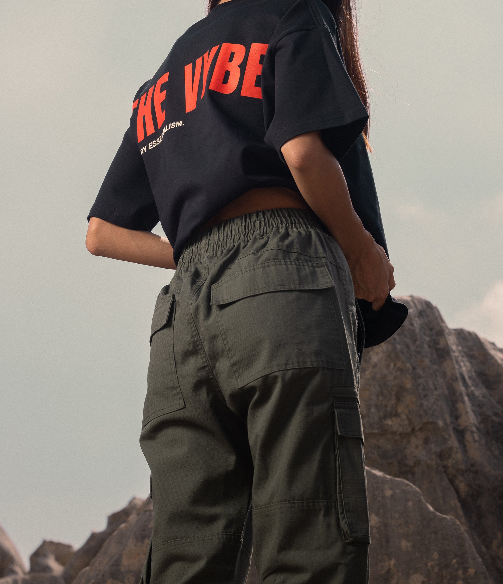 10 Pocket Cuffed Cargo - Olive