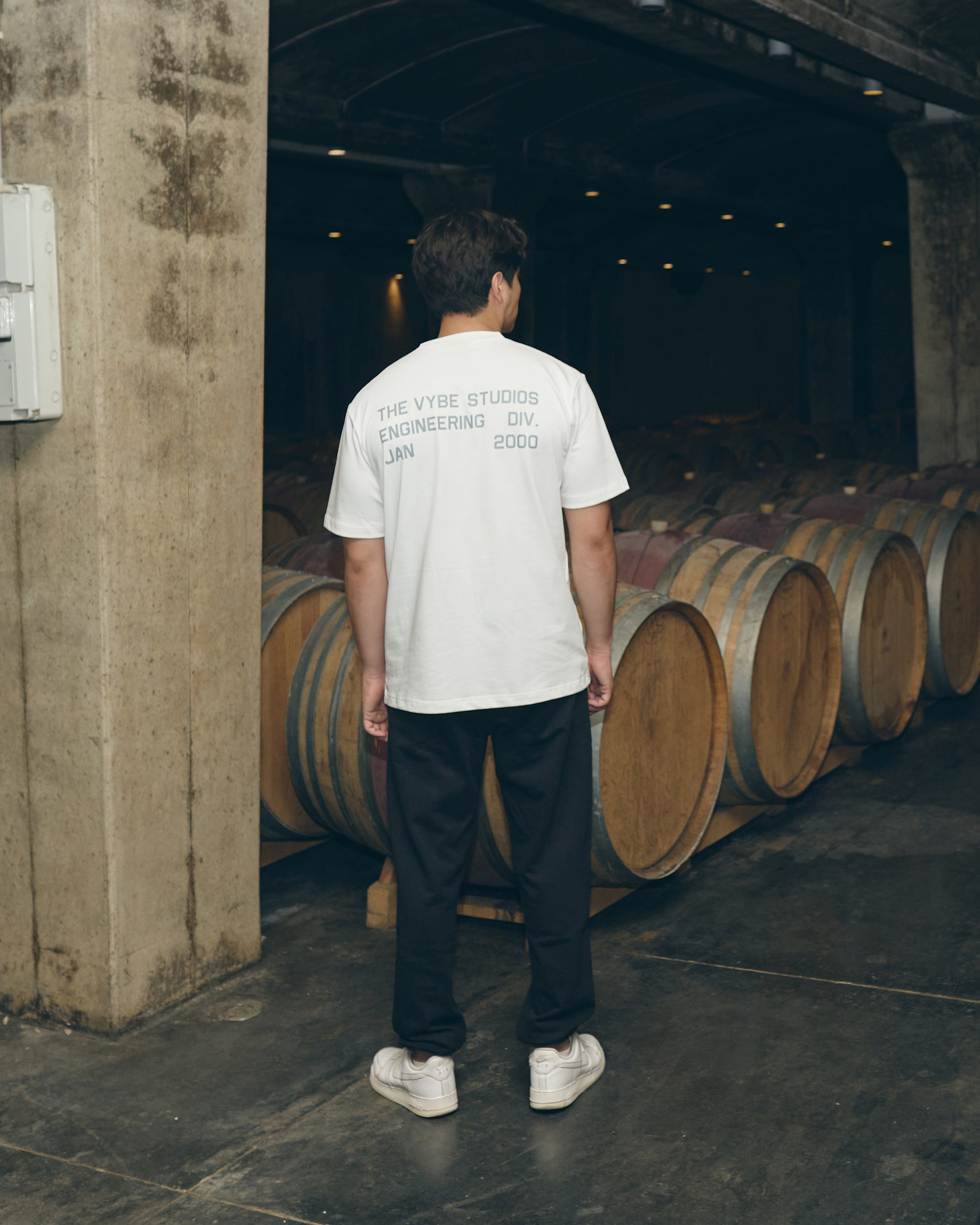 Vintage White Engineering Div. Tee