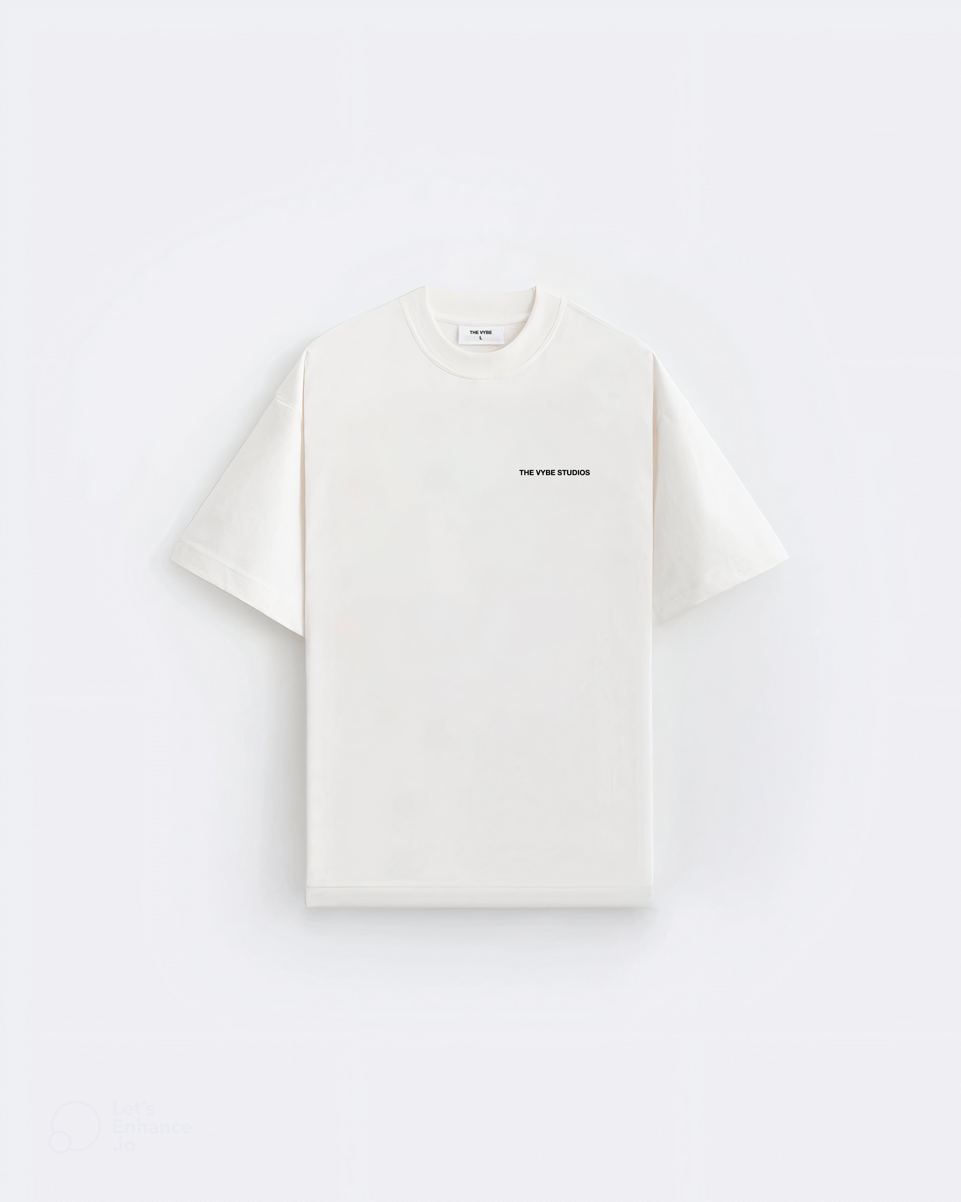 Vintage White Tu Connais Les Vybes Tee