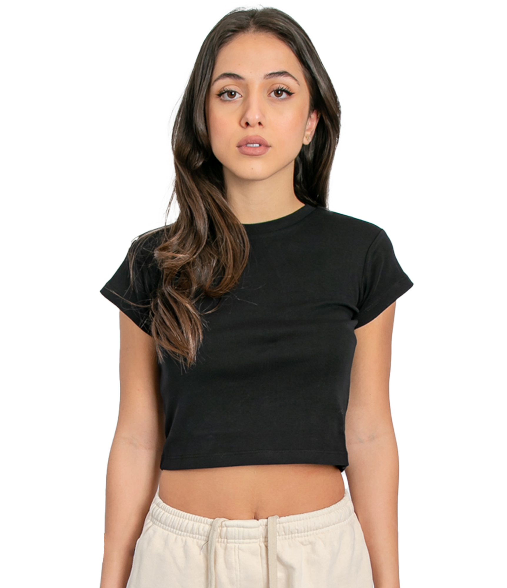 Women's Obsidian Baby Tee