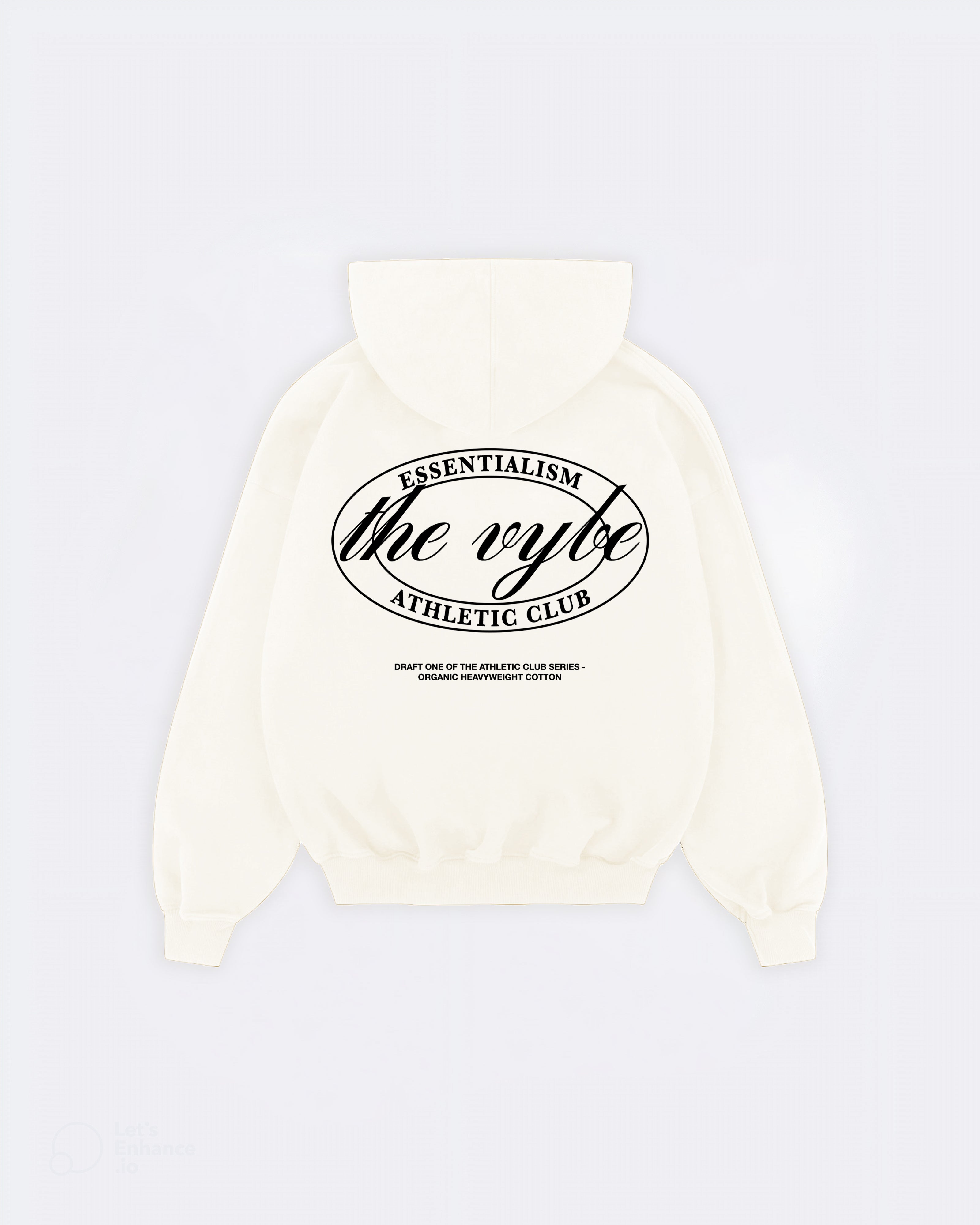 Vintage White Athletic Club Hoodie