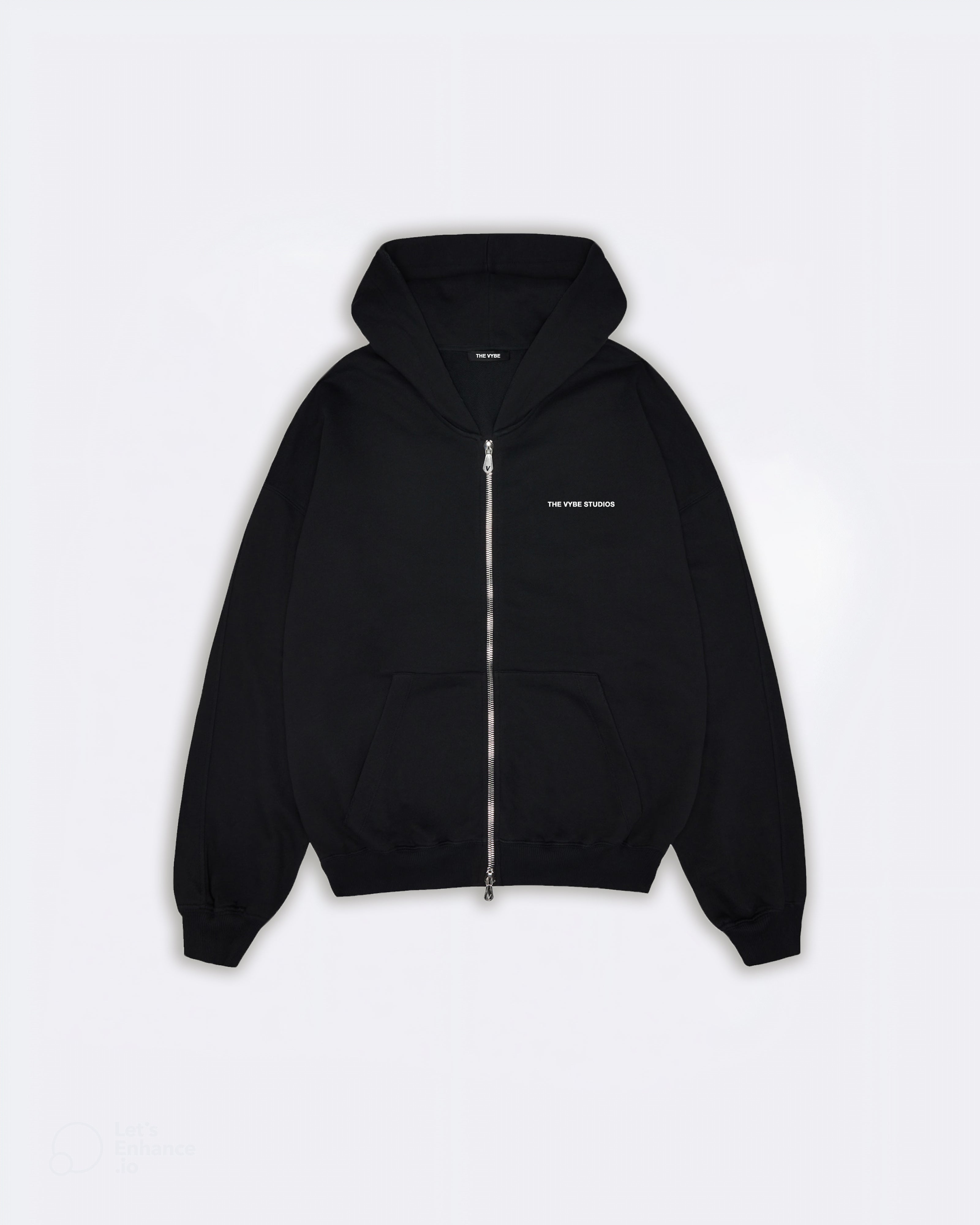 Obsidian Essential Zip Hoodie