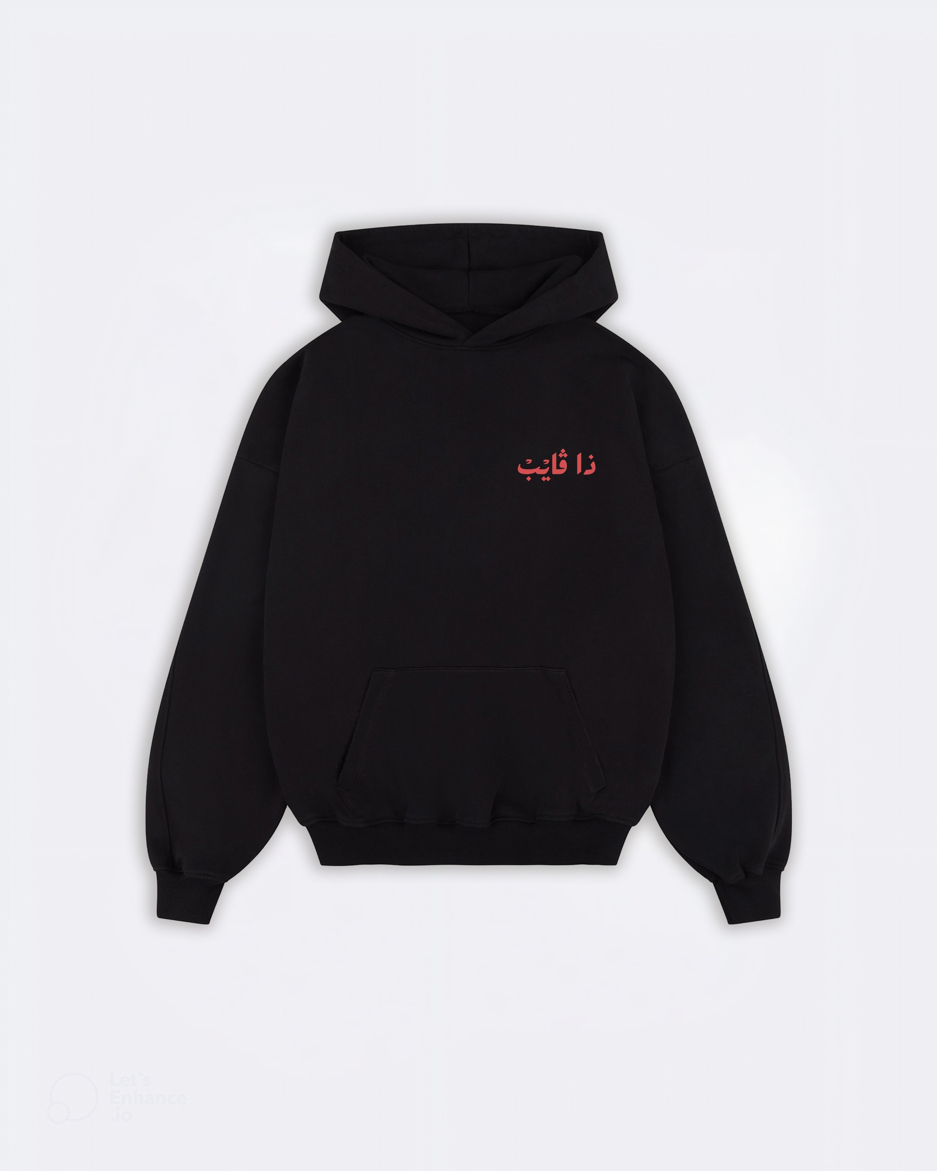 Obsidian-Red Heritage Hoodie