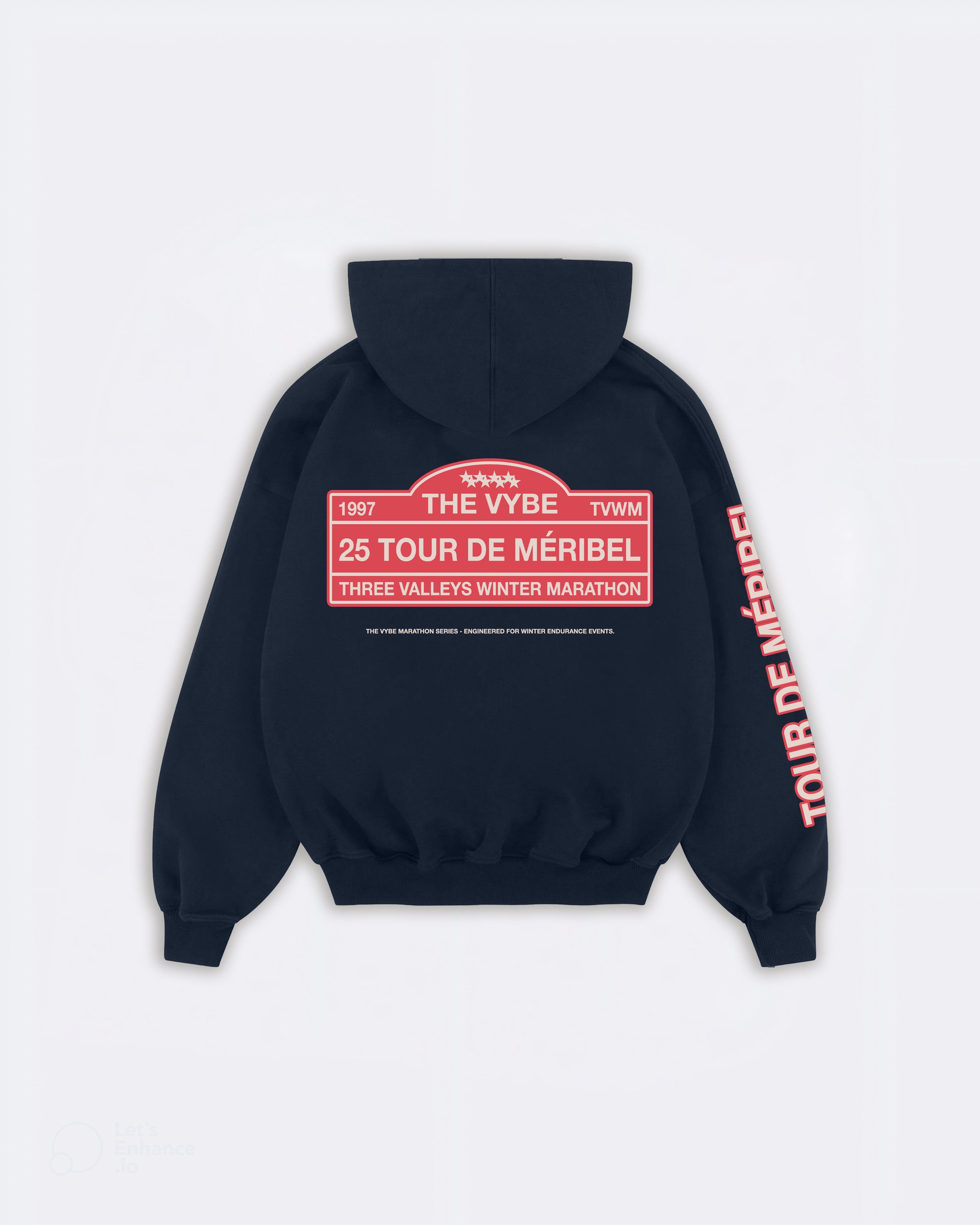 Navy Tour De Méribel Hoodie