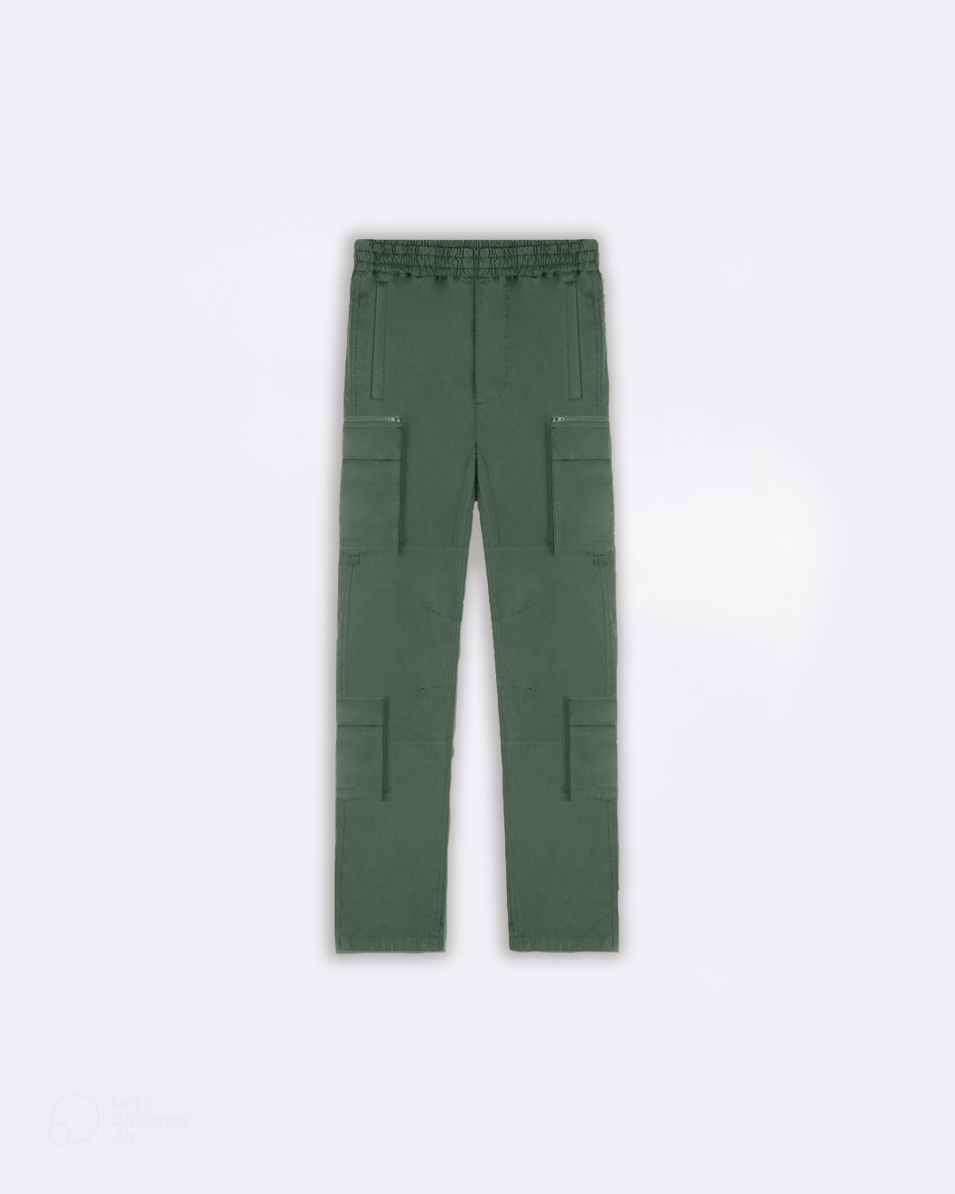 10 Pocket Straight Leg Cargo - Olive
