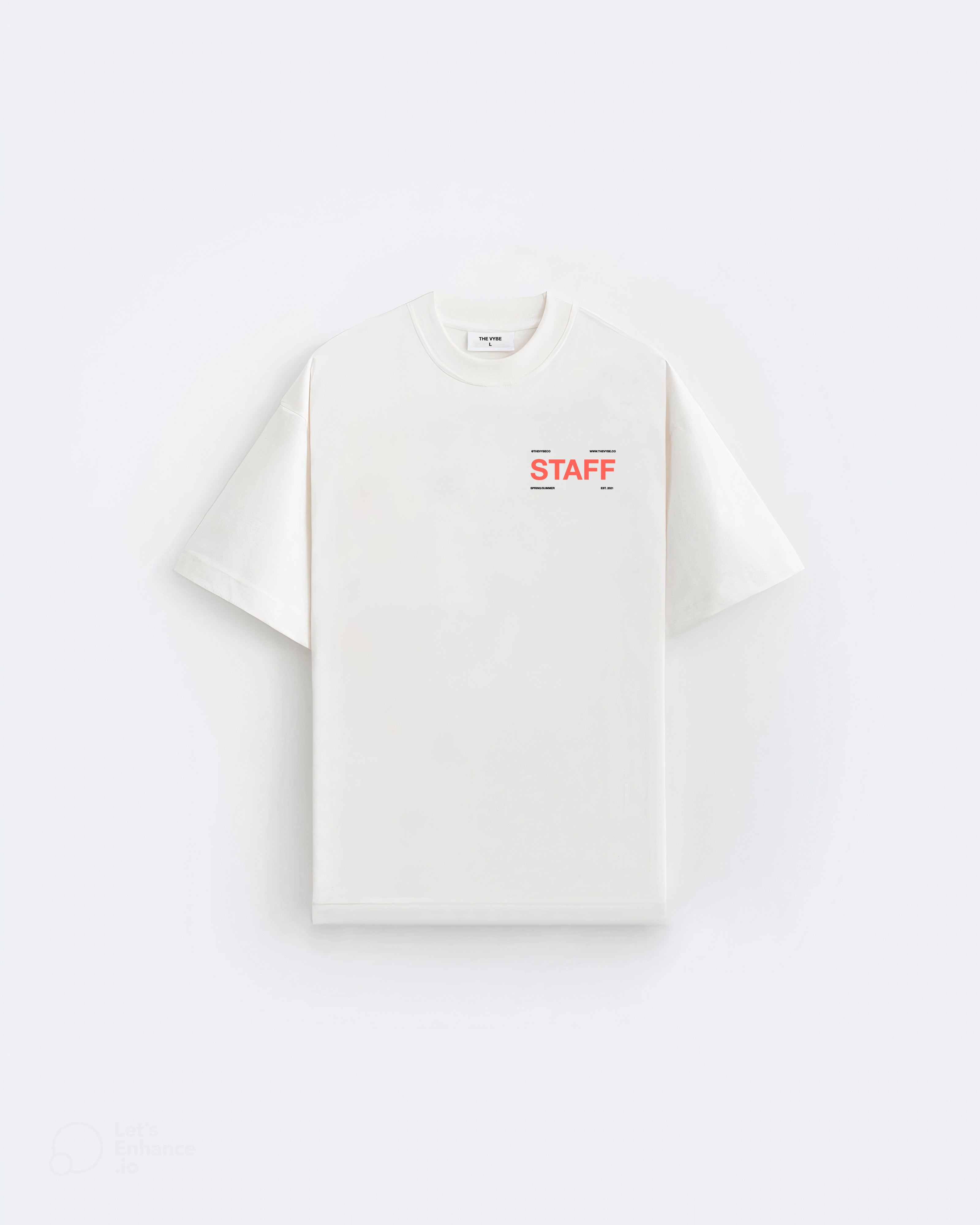 Vintage White Staff Tee