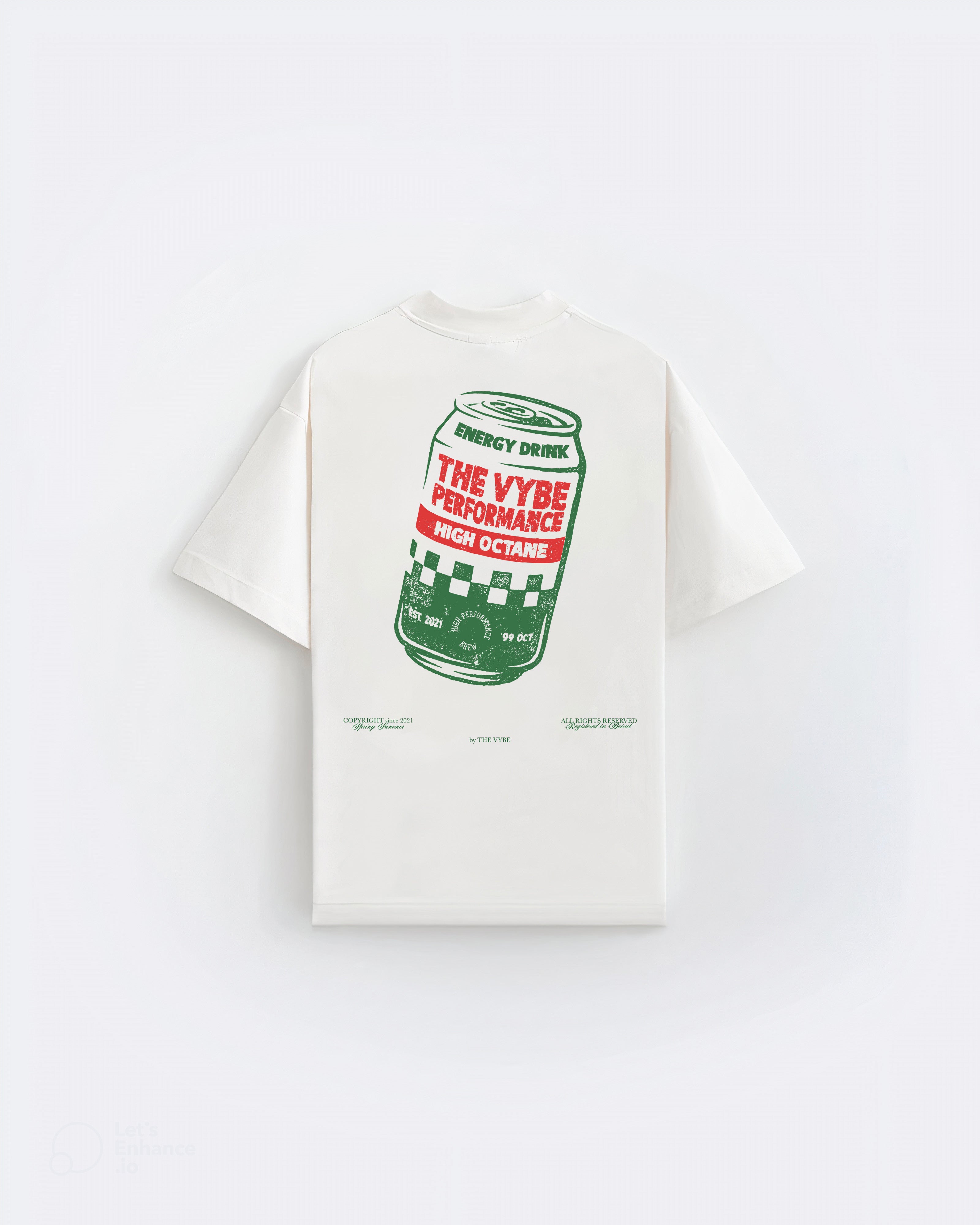 Vintage White Energy Drink Tee