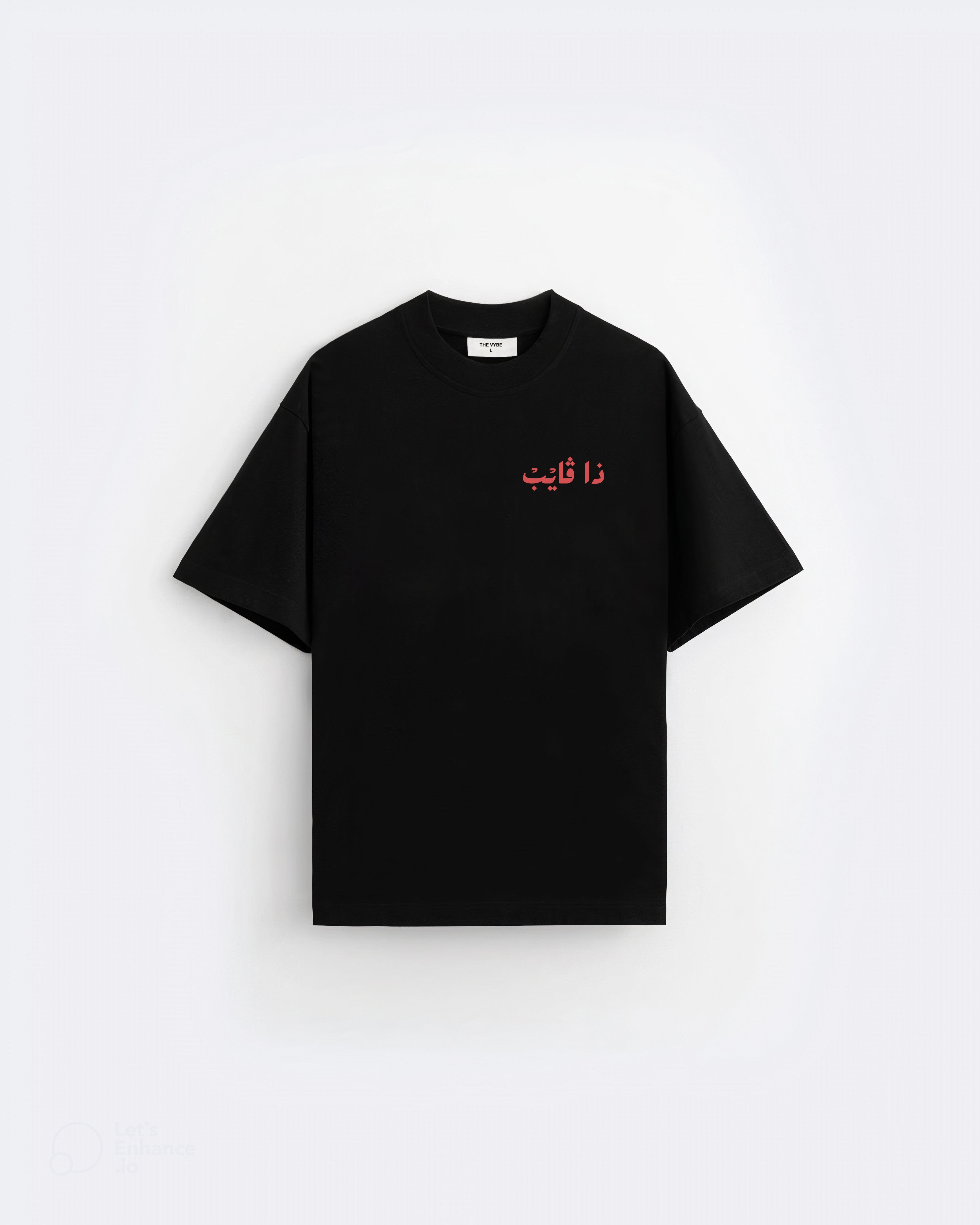 Obsidian-Red Heritage Tee