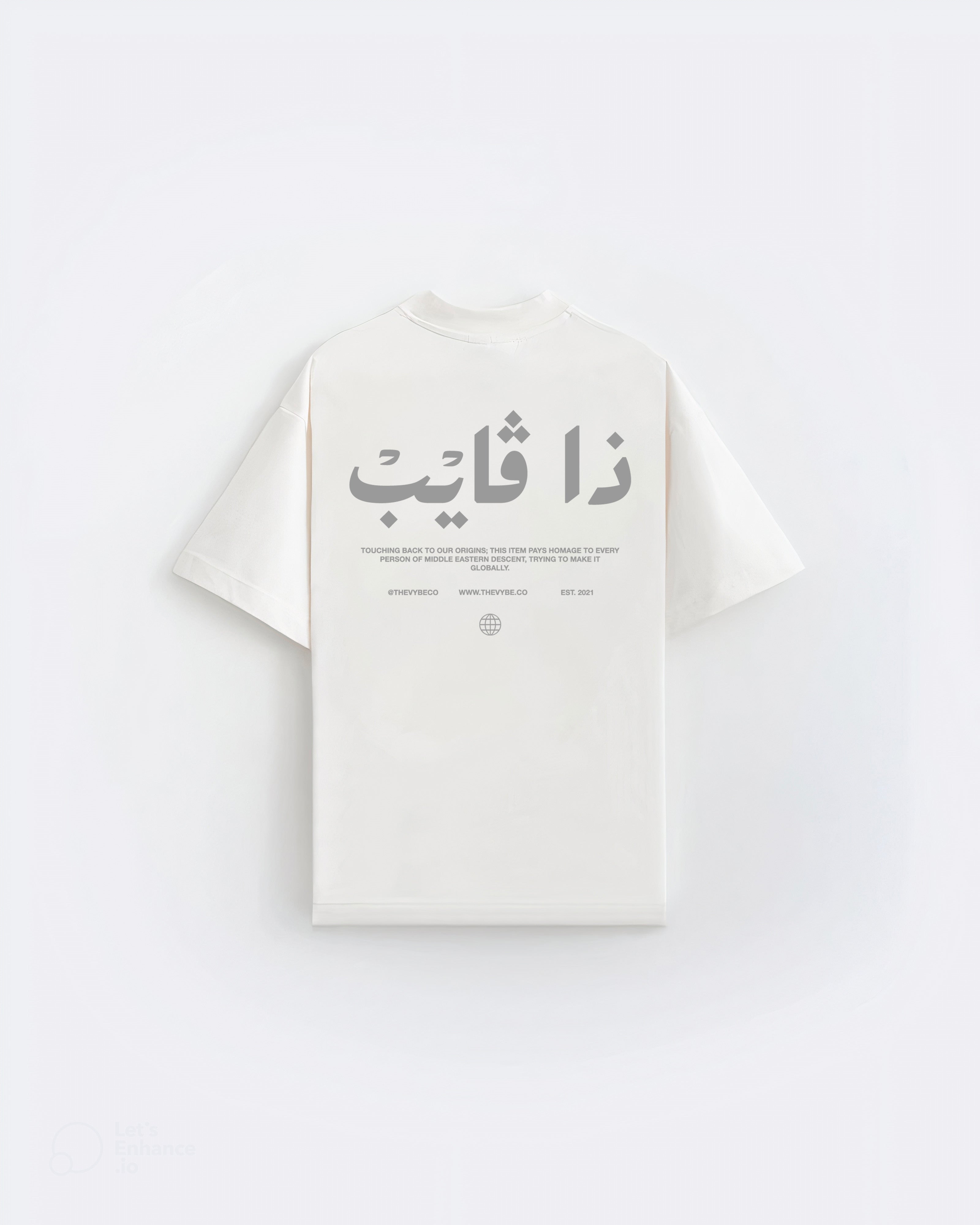 Vintage White - Grey Heritage Tee
