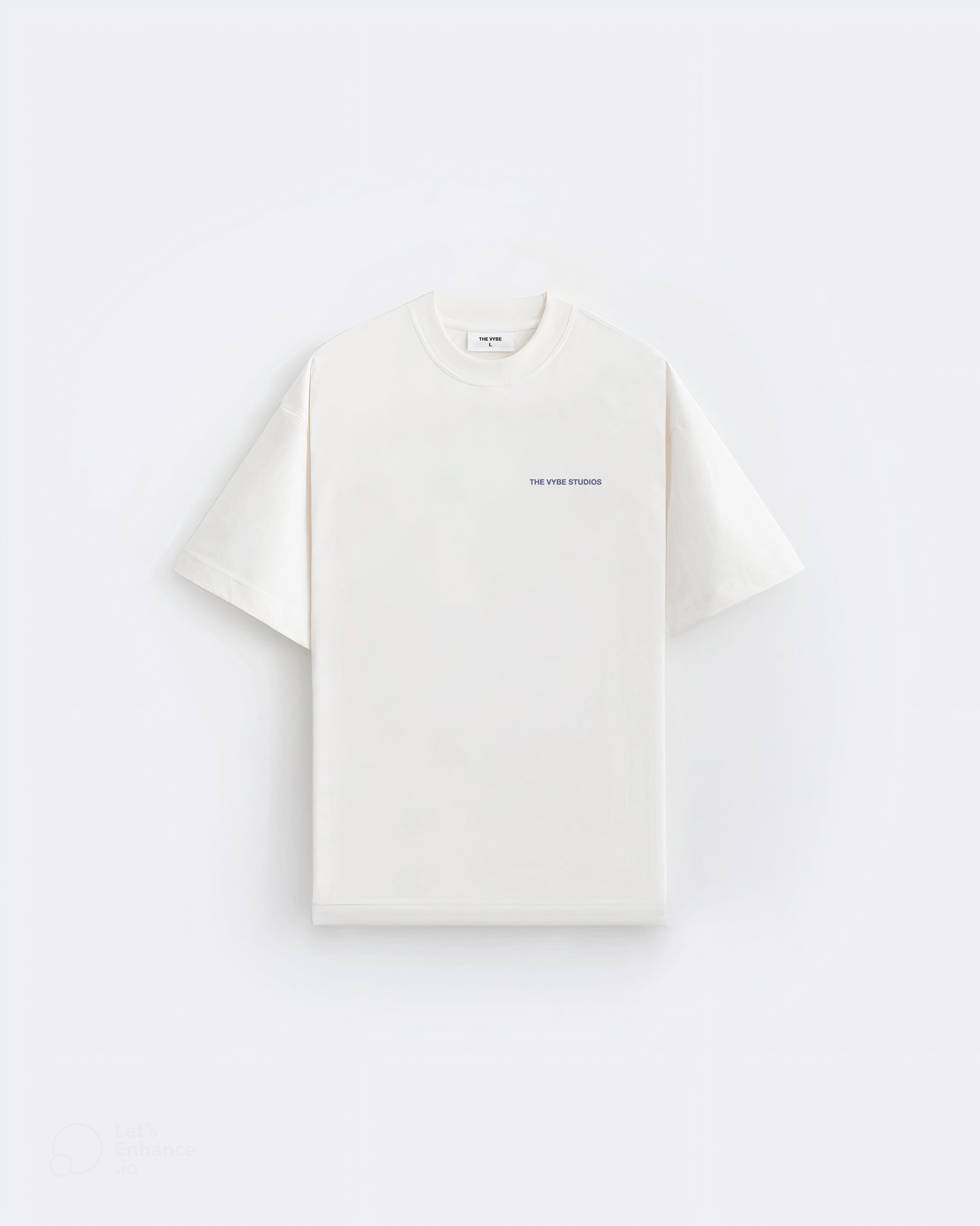 Vintage White - Indigo Tu Connais Les Vybes Tee